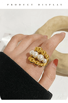 Chunky Pearl Ring