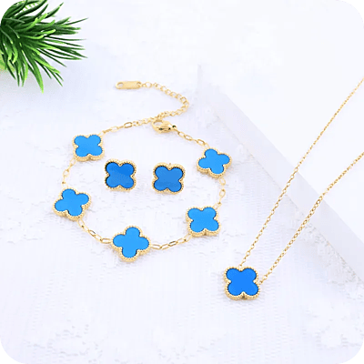 Clover Set Blue