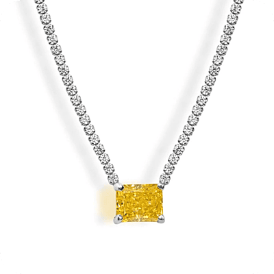 Gold & Shiny Square Necklace