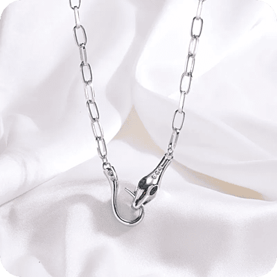 Snake Hook Necklace