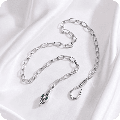 Snake Hook Necklace