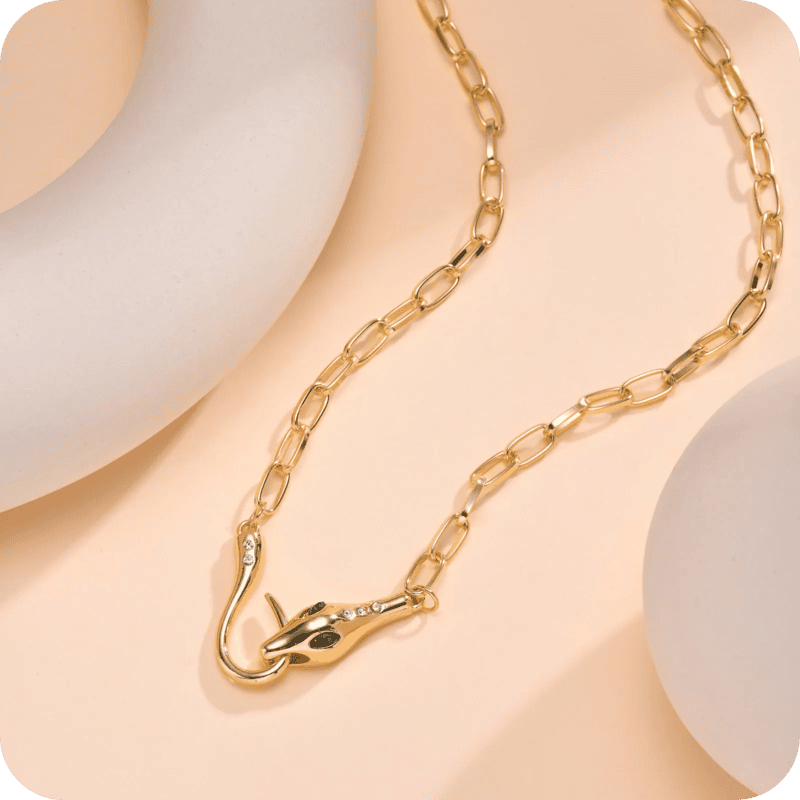 Snake Hook Necklace