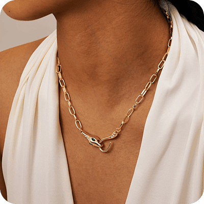 Snake Hook Necklace